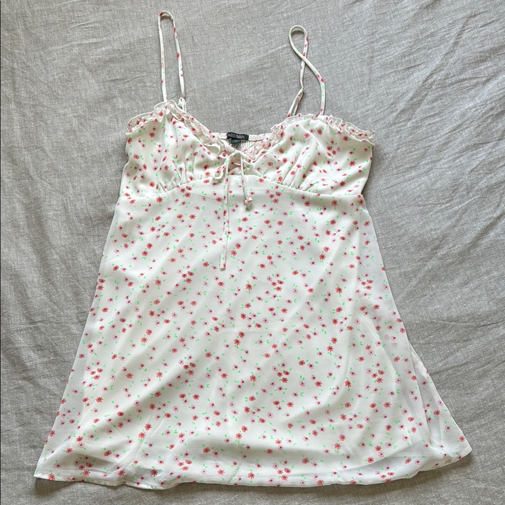 Wild Fable Floral Spaghetti Strap Mini Dress